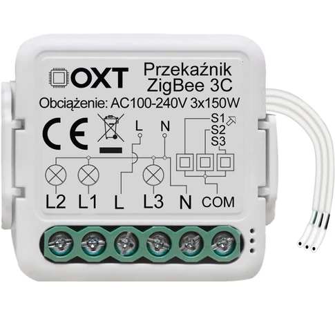 OXT module mini relay 3 ZigBee circuits TUYA