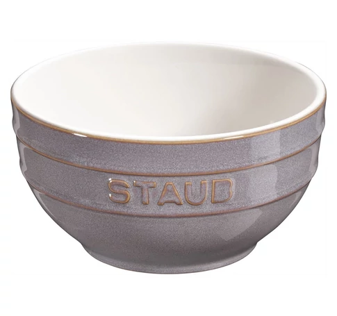 STAUB SERVING Round bowl 14 cm, antique grey