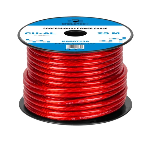 6Ga OD8mm CU+AL Car Cable 25m