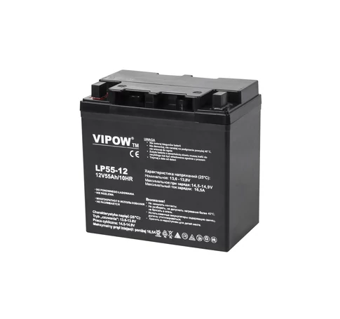 VIPOW Gel Battery 12V 55Ah