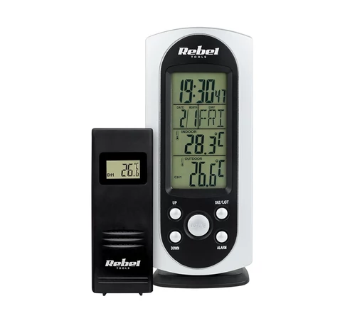 Wireless weather station with outdoor sensor