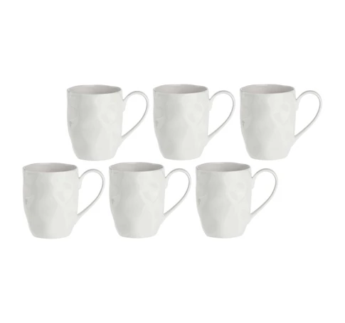 Set of 6 mugs LA PORCELLANA BIANCA
