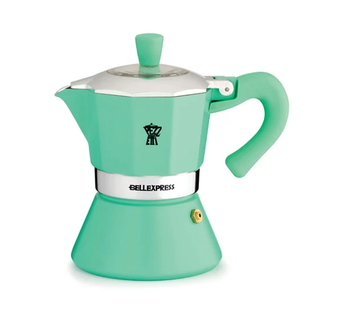 PEZZETTI BELLEXPRESS Enamel Coffee Maker (3 cups) - Mint