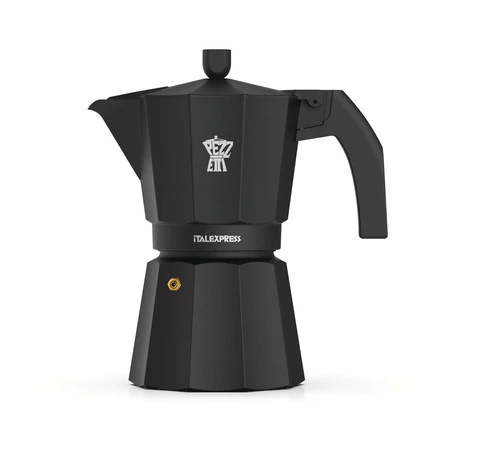 PEZZETTI ITALEXPRESS Enamel Coffee Maker (1 Cup) - Black