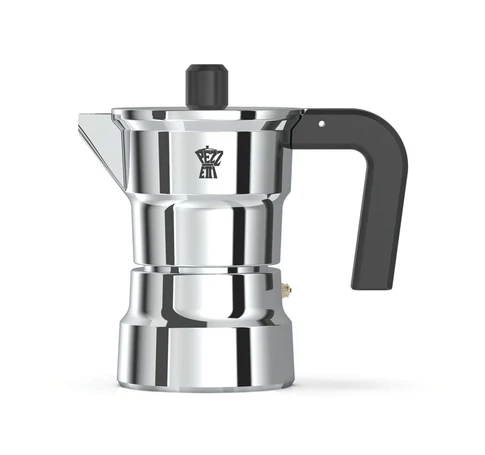 PEZZETTI SOLIDEXPRESS Aluminium Coffee Maker (1 Cup) - Silver