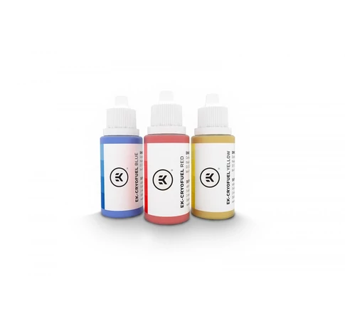 EK Water Blocks EK-CryoFuel Dye Pack - red/yellow/blue