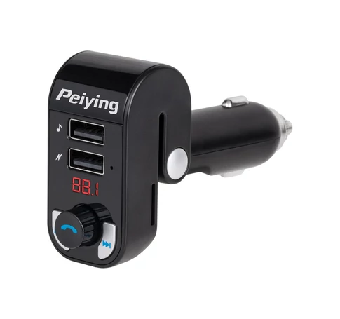 Car transmitter with Bluetooth function (2 USB sockets)