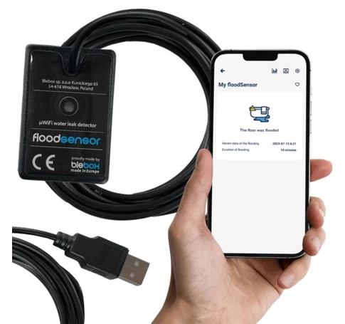 BLEBOX floodSensor WiFi flood sensor 1x binary