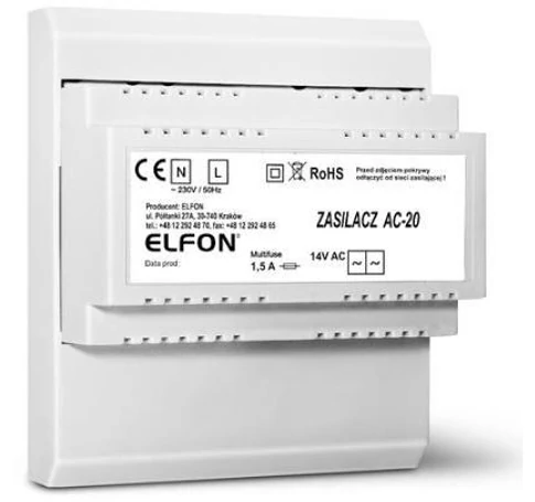 AC-20 1.5A ELFON OPTIMA POWER SUPPLY