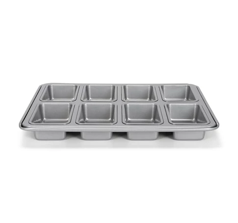 PATISSE SILVER-TOP Mould for 8 mini breads