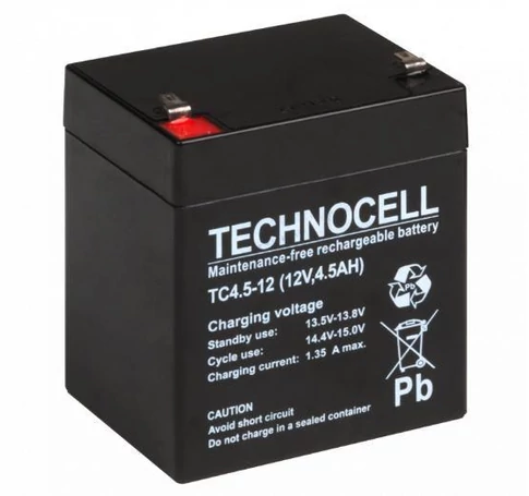 AGM TECHNOCELL TC series battery 12V 4.5Ah