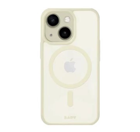 Case HUEX Protect MagSafe iPhone 15 Plus Yellow