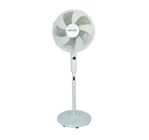 VOLTENO FLOOR FAN WHITE+ DISPLAY 40cm