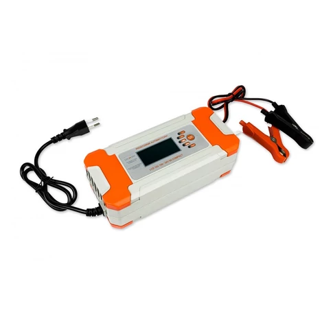 BATTERY CHARGER VOLT POLSKA WITH LCD 12V 10A / 24V 5A COMPACT