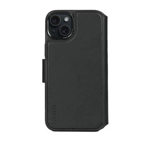 Wallet case for iPhone 15 Plus black