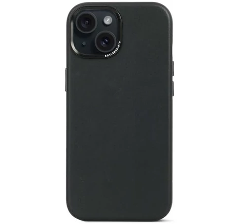 Leather Case with MagSafe for iPhone 15 Black