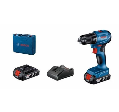 BOSCH. GSR 185-LI 2x2.0Ah 50/21Nm CASE