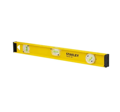 I-Beam spirit level 120cm, 3 vials - 1.5mm/m