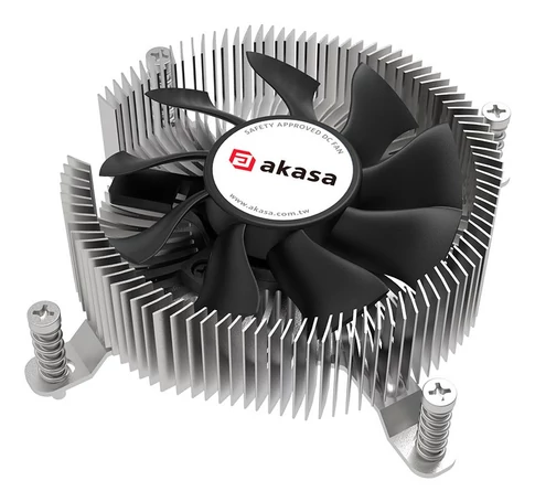 Akasa low profile CPU cooler, Intel LGA1700 - copper and aluminum