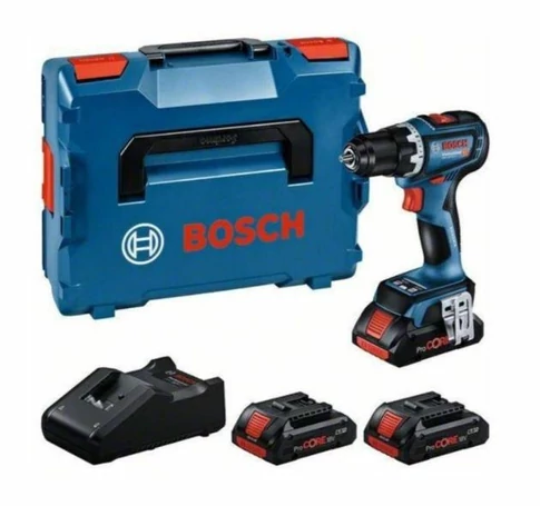BOSCH. SCREWDRIVER GSR 18V-90 C 3xPC4,0Ah 64/36Nm LB ...