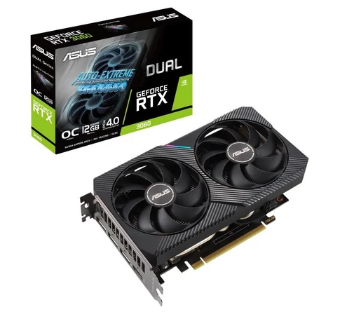 VGA PCIE16 RTX3060 12GB GDDR6/DUAL-RTX3060-O12G-V2 ASUS