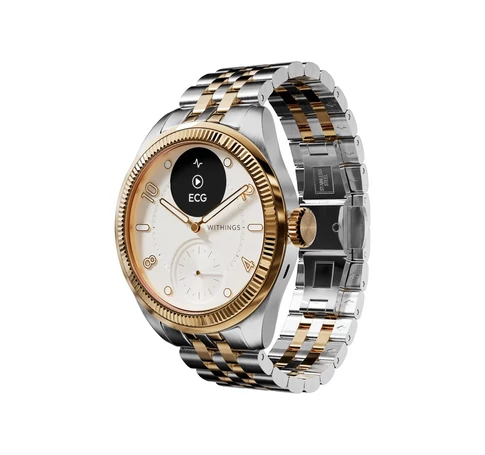 Withings Scanwatch Nova 39mm gold watch