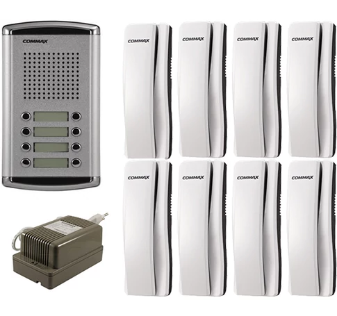 COMMAX DR-8AM + 8 db DP-SS + RF-1A