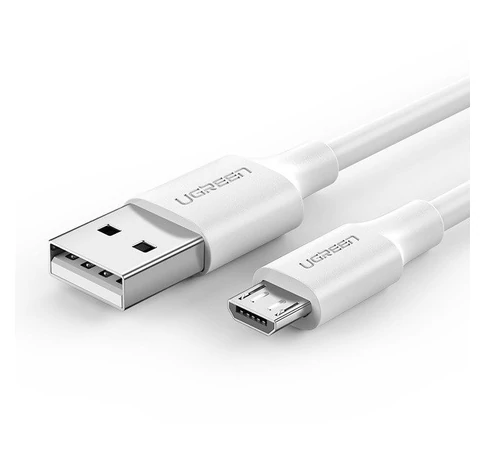 UGREEN USB-Micro USB kábel, QC 3.0, 2.4A, 2m (fehér)