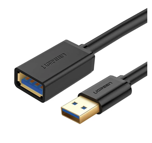 USB 3.0 hosszabbító UGREEN US129 kábel 1,5 m (fekete)