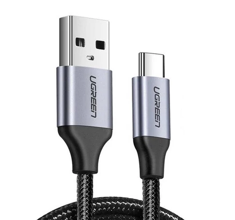 UGREEN USB - USB-C  kábel, QC 3.0, 0,25 m (fekete)