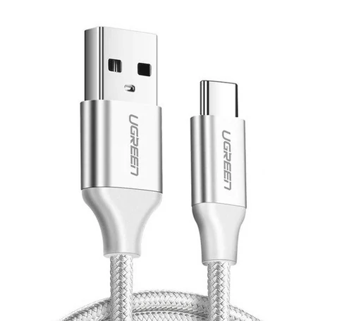 UGREEN USB-USB-C kábel, QC3.0, 0,25m (fehér)