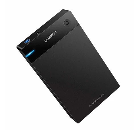 UGREEN Külső 3.5 SATA USB 3.0 HDD ház (fekete)