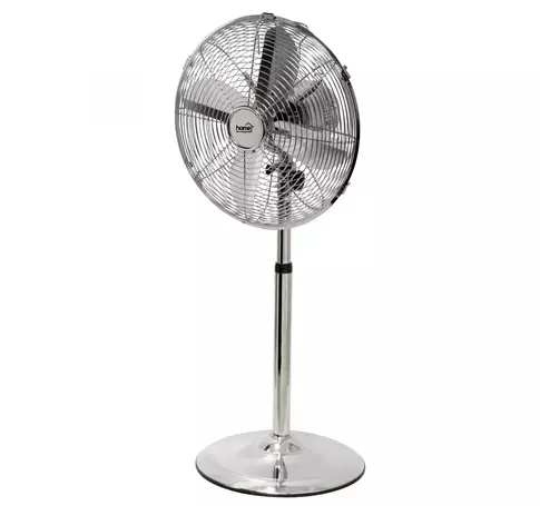 Home SFS 40 álló fém ventilátor, 50 W, 3 fokozat, 40 cm-es lapátátmérő, fém lapátok, 85°-os oszcillálás