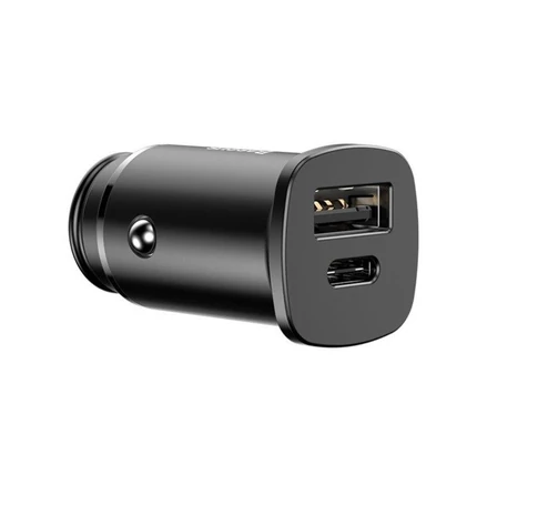 Ładowarka samochodowa Baseus Square PPS QC4.0 / PD3.0 5A 30W (czarna)