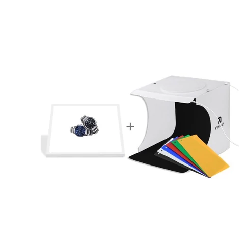 Puluz árnyékoló sátor 20cm LED 1100 lumen + PU5137 árnyékoló matrac