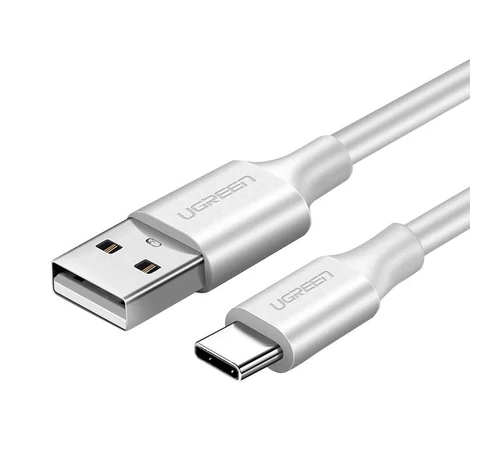 UGREEN USB és USB-C QC3.0 kábel, 0,25 m (fehér)