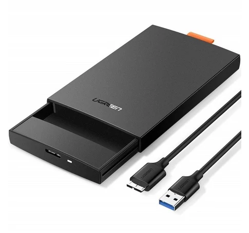 UGREEN 2,5" SATA SSD/HDD külső ház (fekete)