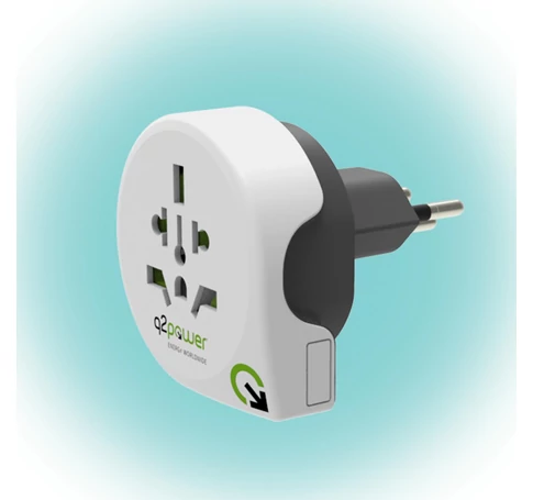 Q2 power Utazóadapter "World to Switzerland"