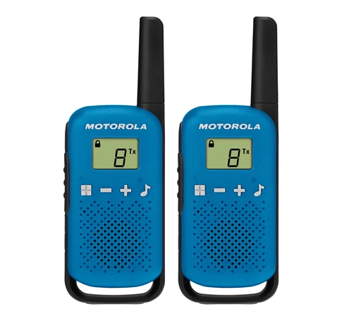 Motorola TLKR T42 adóvevő pár, 4km, 16 PMR csatorna, ~16 óra üzemidő