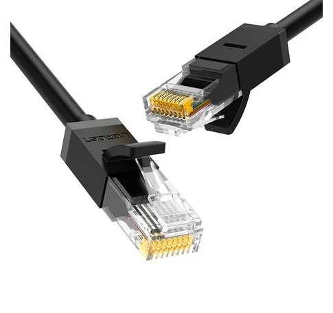 UGREEN Ethernet RJ45, Cat.6, UTP hálózati kábel, 2m (fekete)