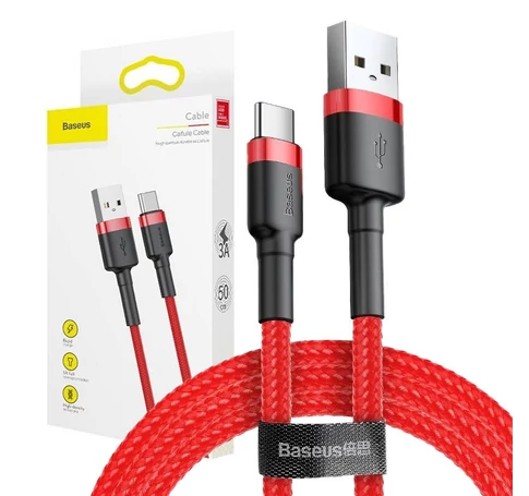 Baseus Cafule USB-USB-C kábel, 2A, 3m (piros)