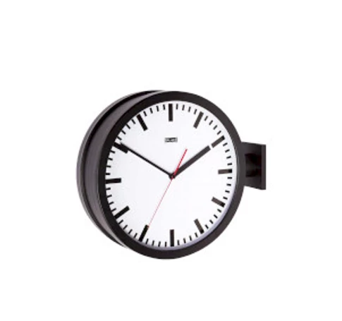 Falióra 38 cm Analóg Fekete/Fehér