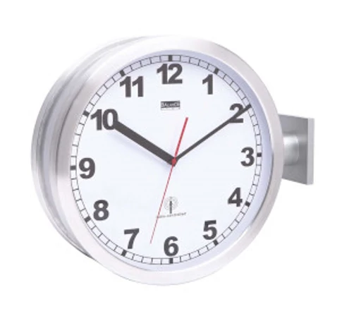 Rádió-Távirányítású Falióra 38 cm Analóg Bronz/Fehér