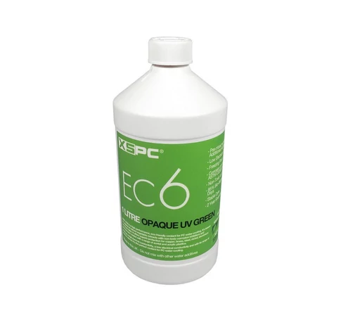 XSPC EC6 Coolant, 1 litre - opaque-green, UV