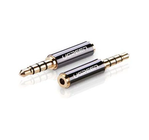 Adapter/csatlakozó UGREEN 20502 2,5 mm-ES micro jack-től 3,5 mm-ES mini jack-ig (fekete)