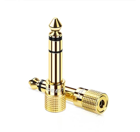 UGREEN 20503 adapter 6,5 mm-es jack - 3,5 mm-es mini jack (arany)