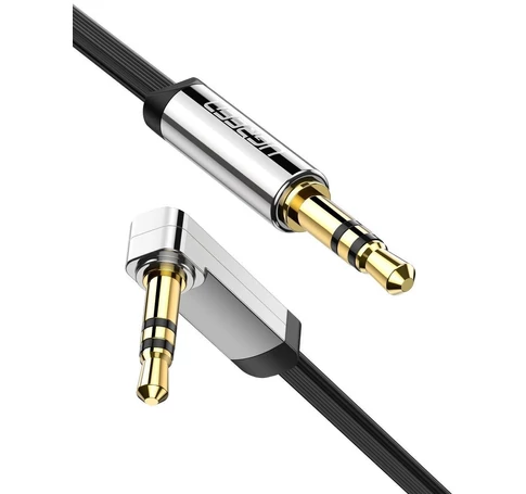 UGREEN mini jack 3.5mm AUX lapos kábel, 3m (fekete)