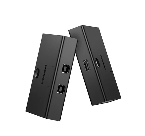 UGREEN 30345 USB 2.0 2x1 USB KVM kapcsoló (fekete)