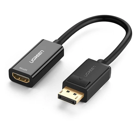 UGREEN MM137 DisplayPort - HDMI adapter, FullHD, 25cm (fekete)