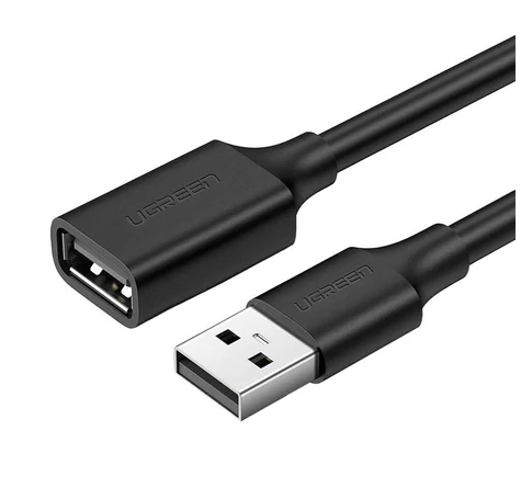 UGREEN US103 USB 2.0 hosszabbító kábel, 1 m (fekete)